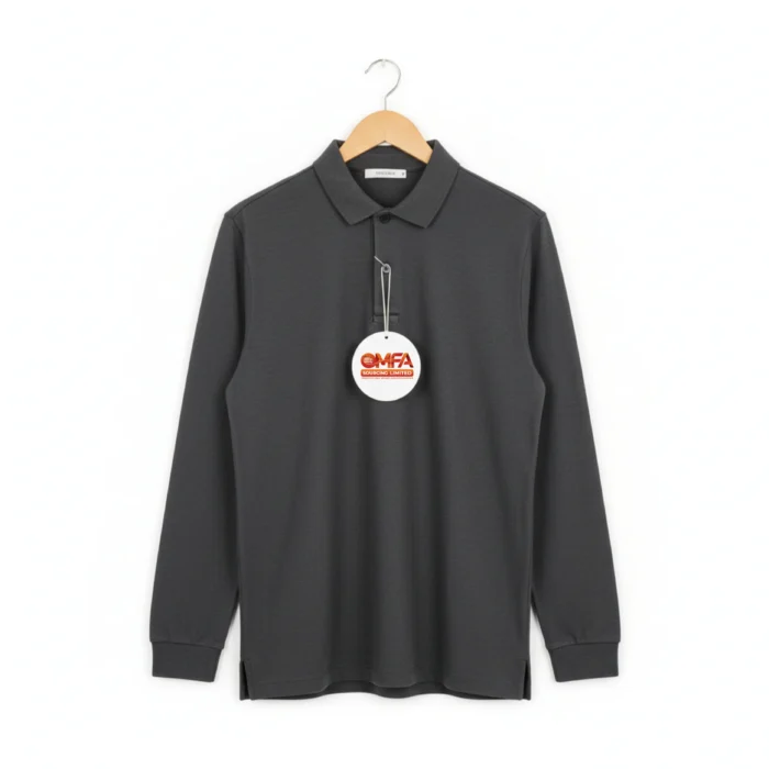 1000063904 Men's Long sleeve Polo - Image 1