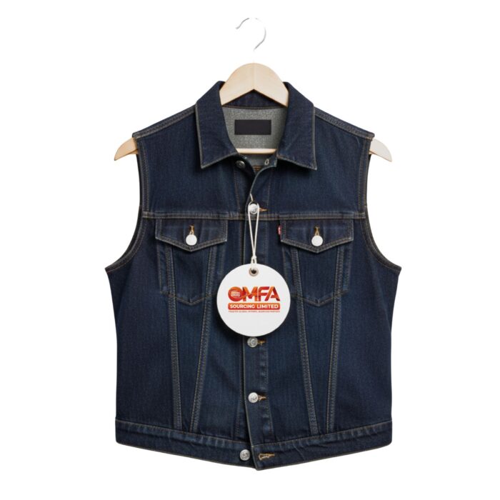 Men’s Denim Vest - Image 1