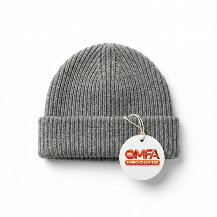 1000068029 Rib-Knit Cuff Beanie - Image 1