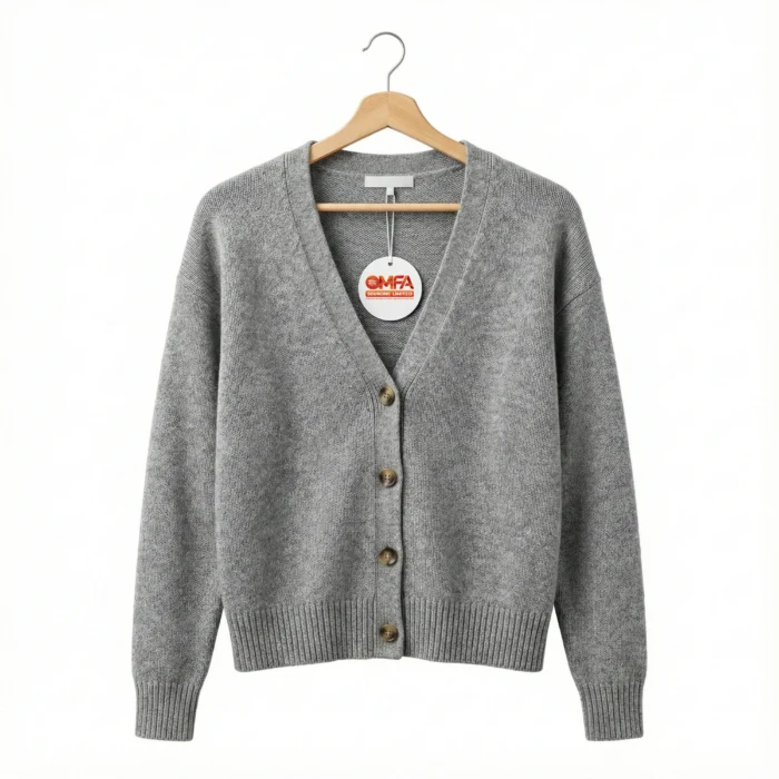 Classic V-Neck Cardigan - Image 1