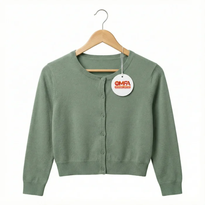 1000069344 Cropped Cardigan - Image 1